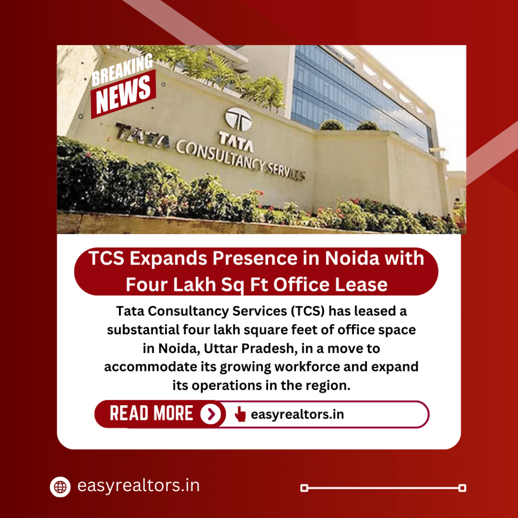 TCS office space expansion in Noida