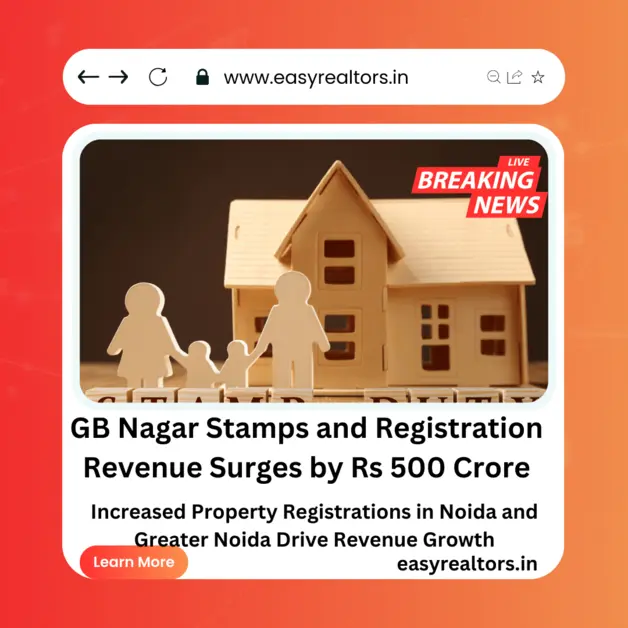 GB Nagar stamps and registration revenue