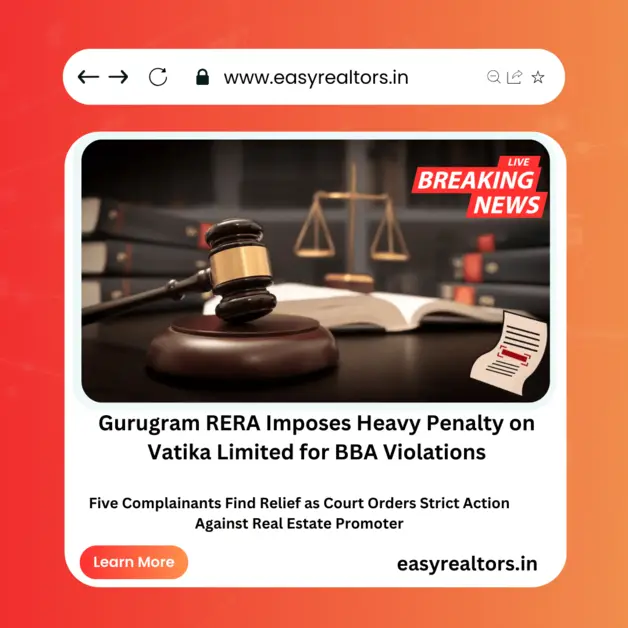 Gurugram RERA Penalty Vatika Limited
