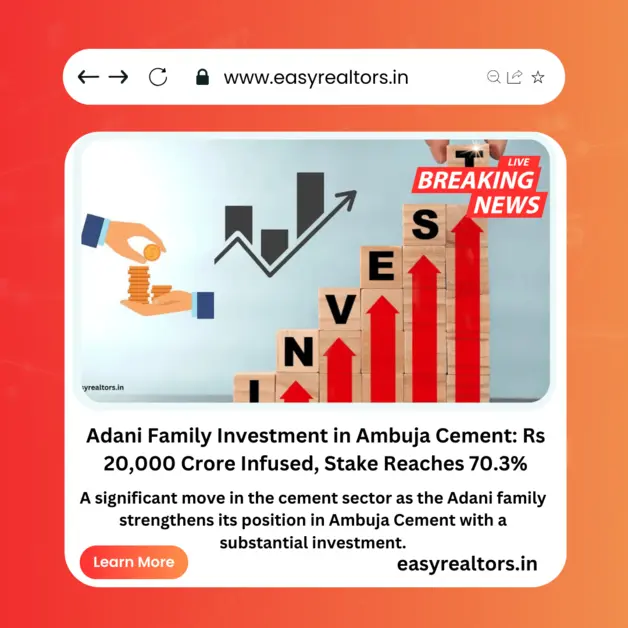 Adani family investment in Ambuja Cement