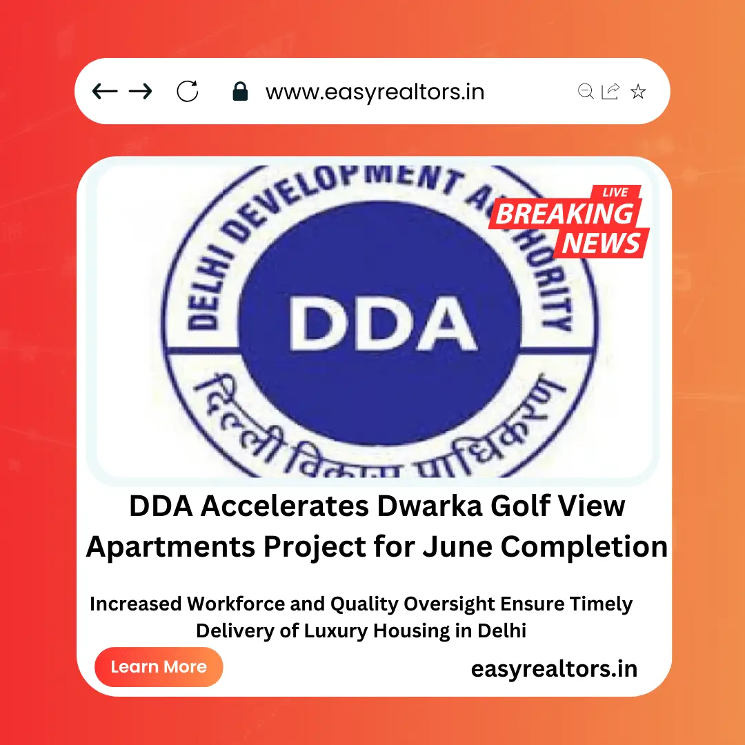 DDA #39 s Dwarka Golf View Apartments Project Set to Finish by June DDA #39 s Dwarka Golf View Apartments Project Set to Finish by June
