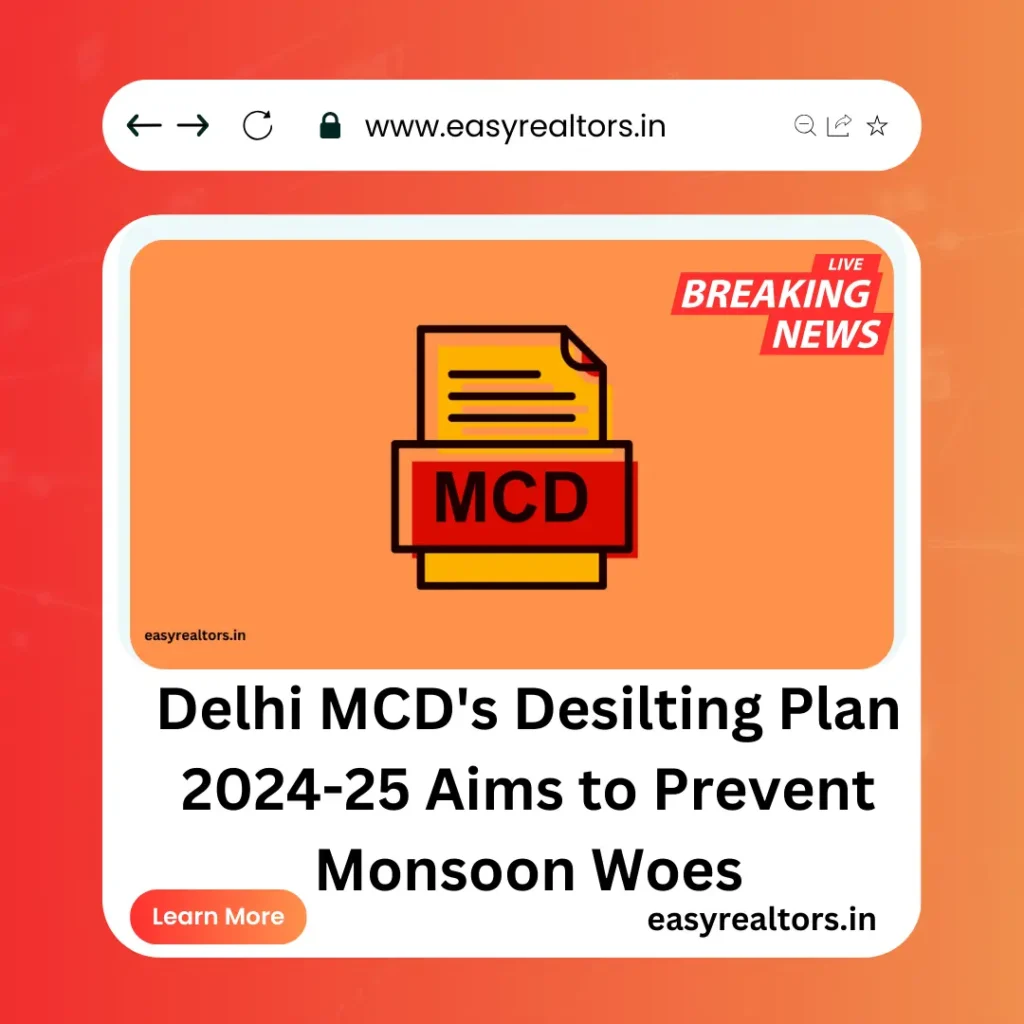 MCD desilting plan 2024-25
