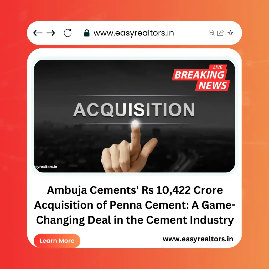 Ambuja Cements acquisition of Penna Cement