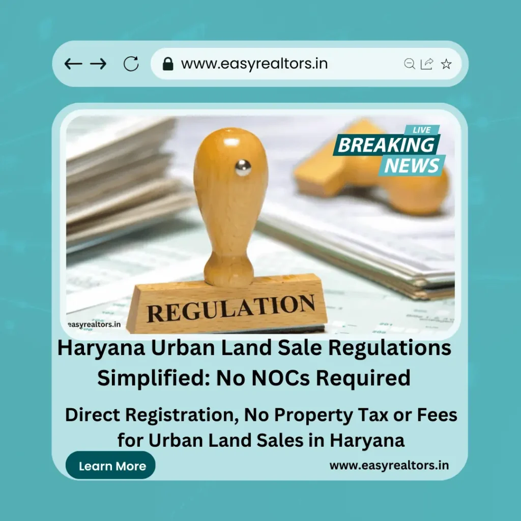 Haryana Urban Land Sale Regulations