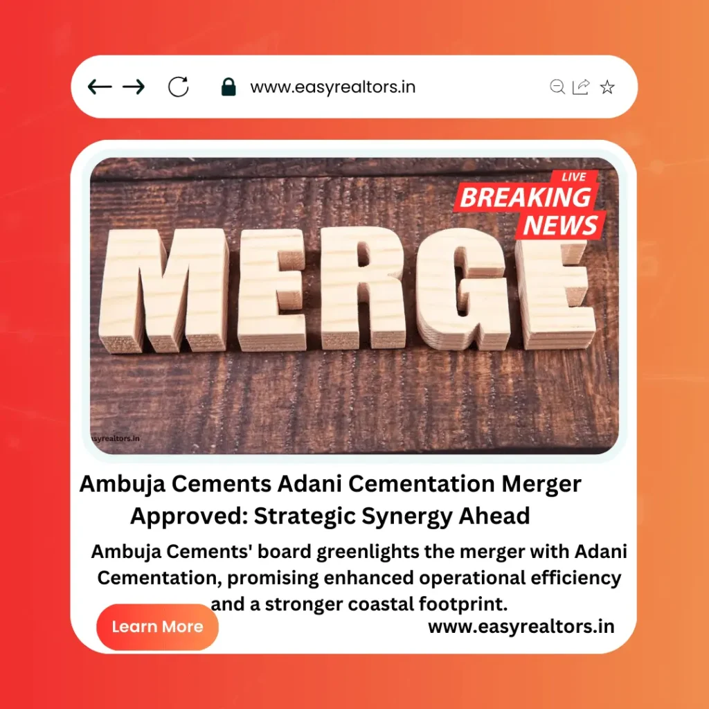 Ambuja Cements Adani Cementation Merger