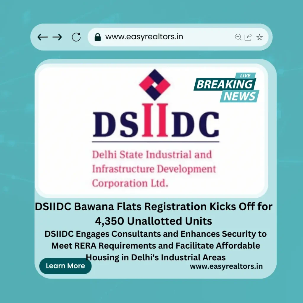 DSIIDC Bawana Flats Registration