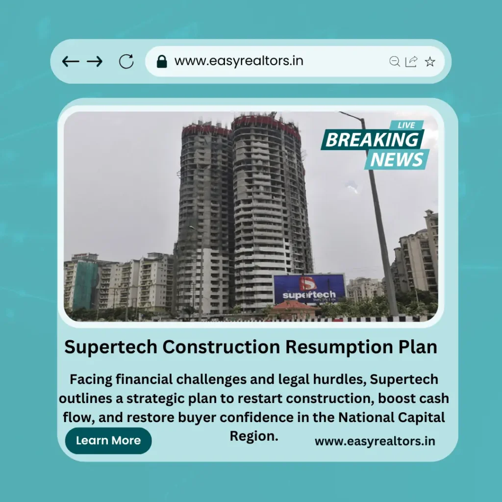 Supertech Construction Resumption Plan