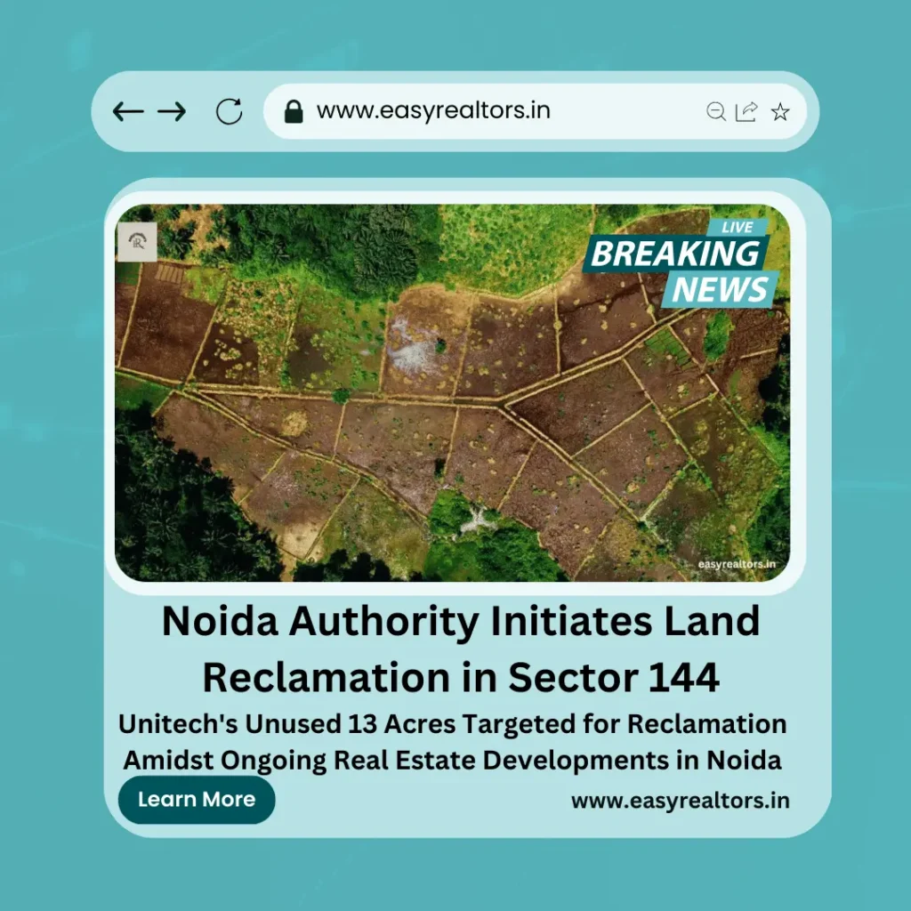 Noida Authority Land Reclamation