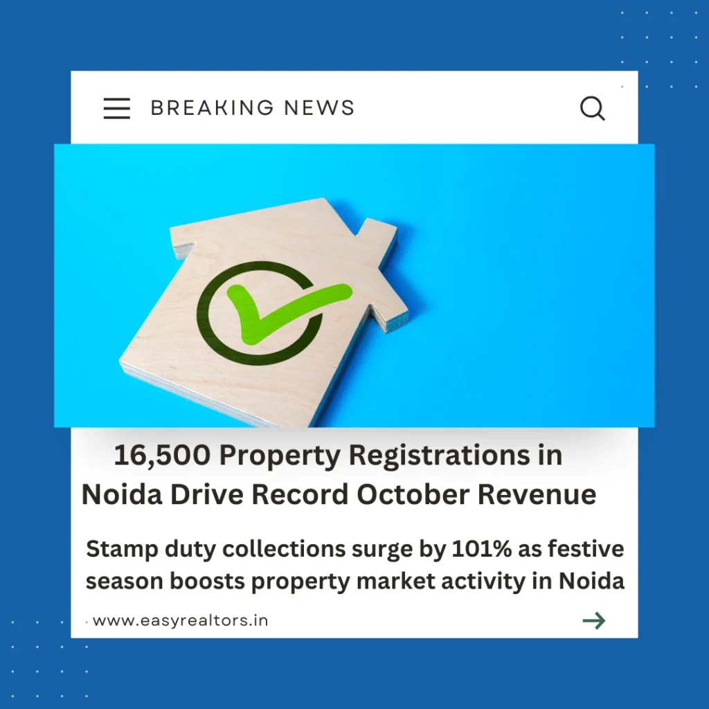 Property Registration Surge in Noida – Oct 2024