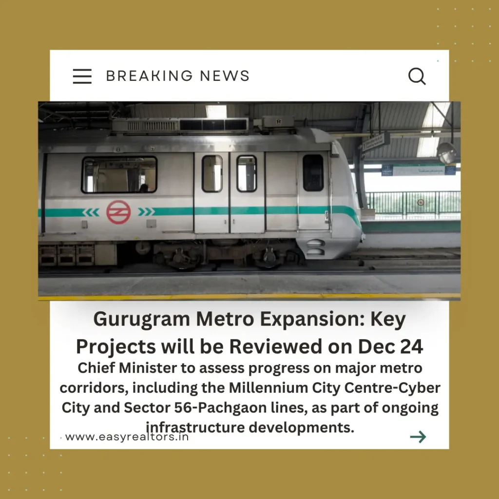 Gurugram Metro Expansion: Key Updates Ahead of Dec 24 Meeting