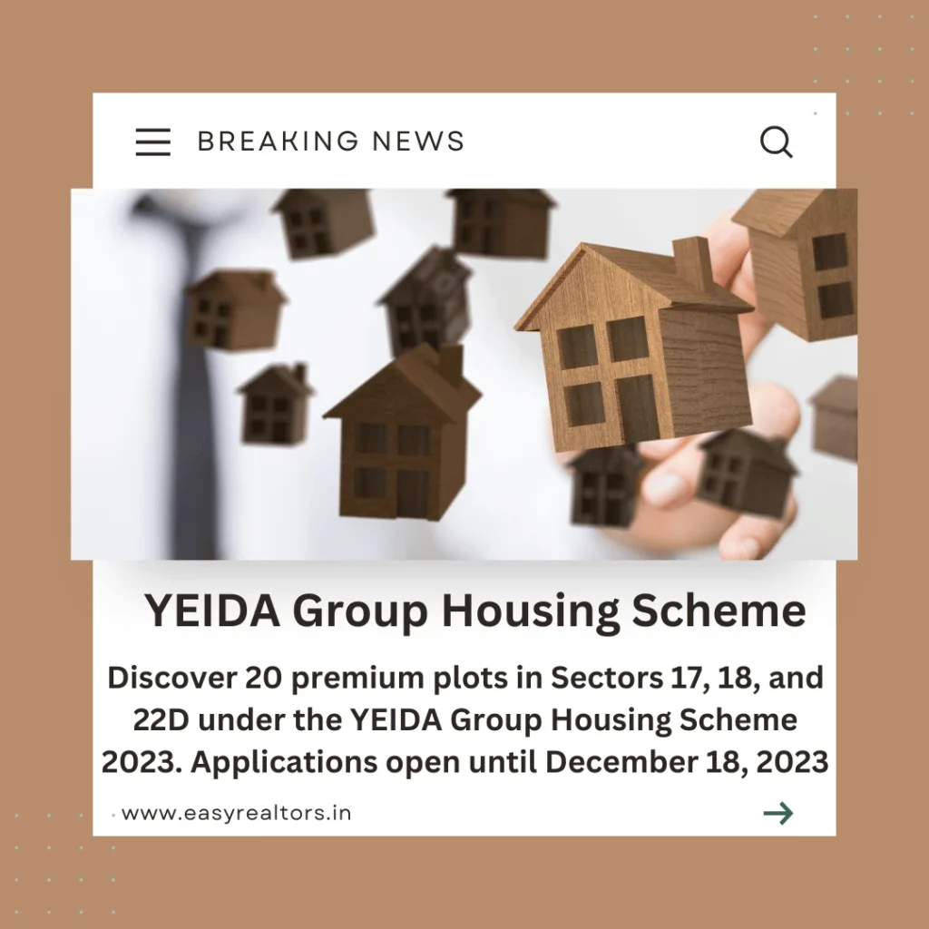 YEIDA Group Housing Scheme Offers 20 Prime Plots in Noida