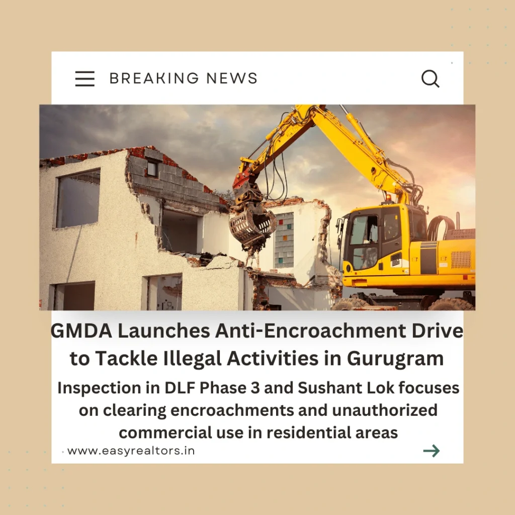 GMDA’s Anti-Encroachment Drive Against Illegal Activities
