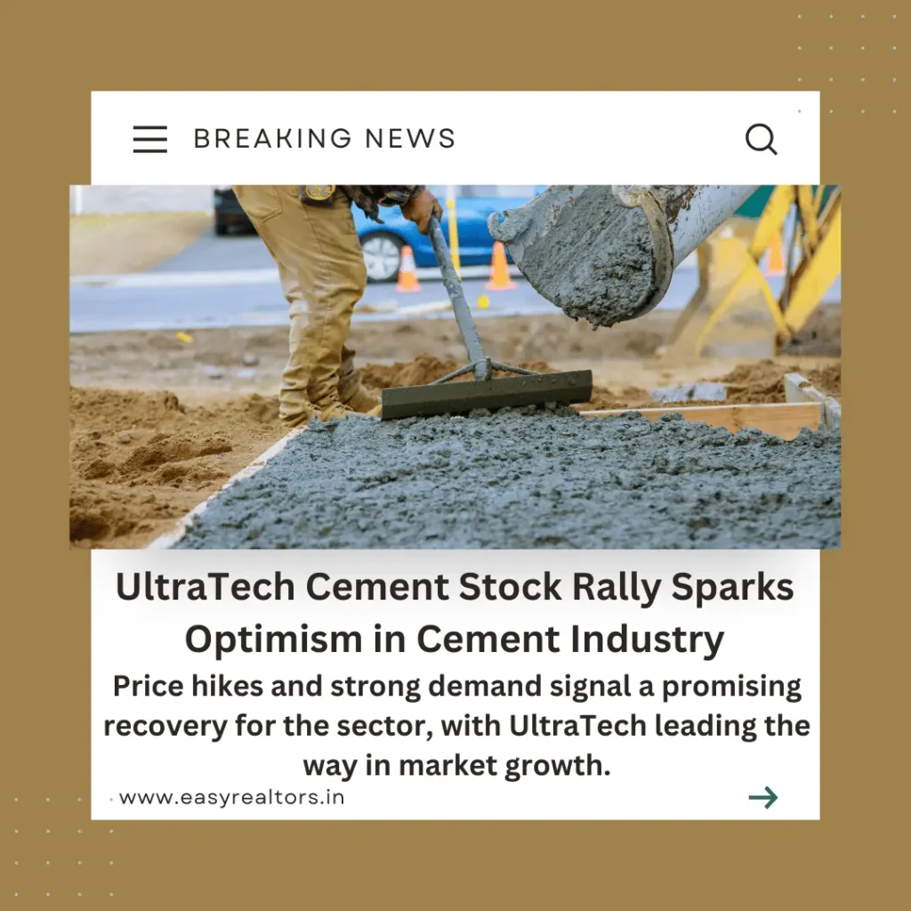 UltraTech Cement Stock Rally Sparks Industry Recovery