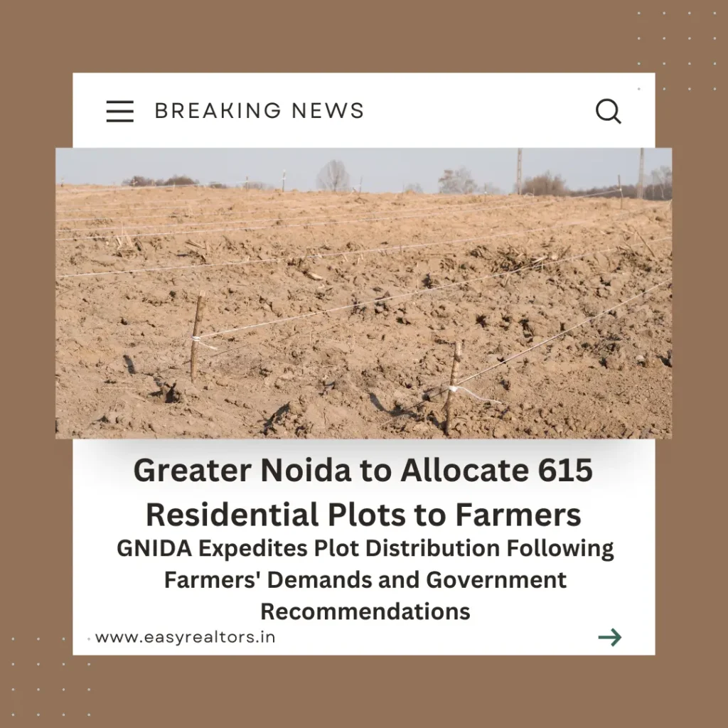 Greater Noida to Allocate Residential Plots to 615 Farmers